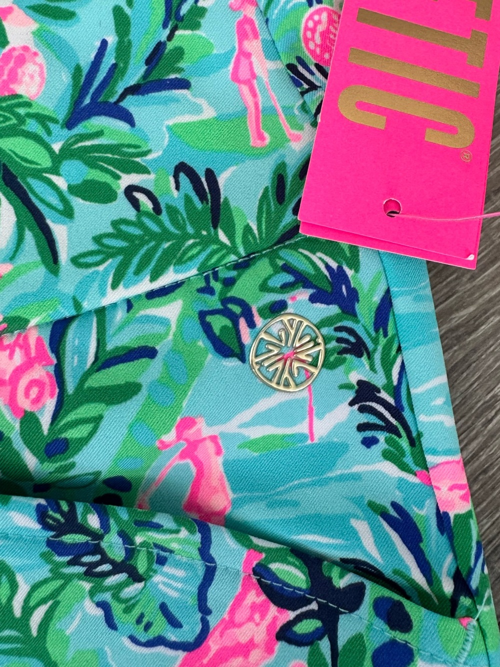 🩷💚 LILLY PULITZER Luxletic Reid Golf Short UPF 50+ Size 6 - Picture 5 of 8